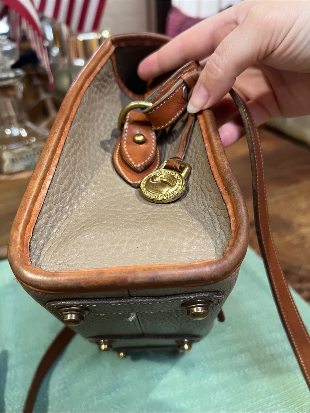 Dooney & Bourke Vintage Essex Pebble Leather Crossbody - Picture 9 of 14